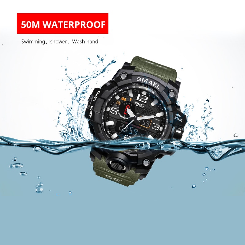 Rugged Sports Watches for Men with Digital and Analogue Display